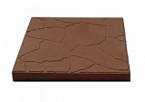 Тротуарная плитка "Тучка" коричневая